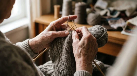 Mains seniors pratiquant une activité manuelle pour entretenir l'habileté et la dextérité après 70 ans